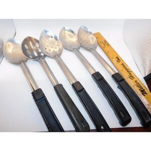 Lot of 5 Royal Chicago & Alegacy Serving Spoons